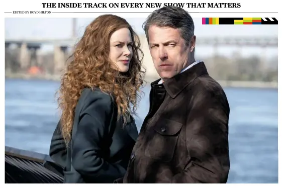  ??  ?? Not-so-happy family: Nicole Kidman and Hugh Grant play a couple whose lives are ripped apart.