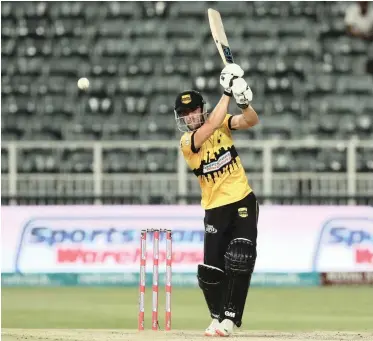  ?? | BackpagePi­x ?? DANE VILAS, captain of the Jozi Stars, wants the fans to come out in force tonight when they face the Paarl Rocks in the Mzansi Super League play-off at the Wanderers.