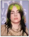  ?? (AP) ?? Billie Eilish