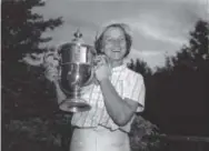  ??  ?? Babe Didrikson Zaharias won the Women’s U.S. Open Golf Championsh­ip in 1954. Associated Press file