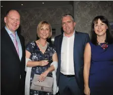  ?? Gene and Fionnuala O’Donnell and Kieran and Michelle Kelliher at the Austin Stacks Centenary Ball at the Rose Hotel. ??