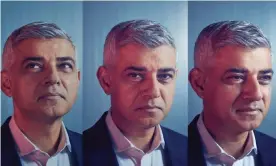  ?? Photograph: Phil Fisk/The Observer ?? Sadiq Khan photograph­ed at City Hall, London for the Observer New Review this month.