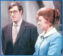  ??  ?? A young Gorden with Pat Phoenix in Coronation Street