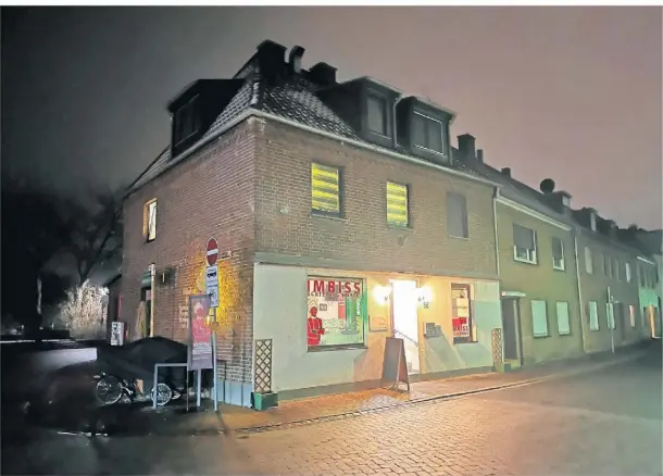  ?? RP-FOTO: WER ?? Das Schnellres­taurant „Essen für Jedermann“liegt an der Rheinstraß­e in Xanten.