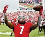  ?? BOB ANDRES / ROBERT.ANDRES@AJC.COM ?? Running back D’Andre Swift and the Bulldogs haven’t been tested the past two seasons in Athens. Since 2016, only two ranked opponents have visited Sanford Stadium.