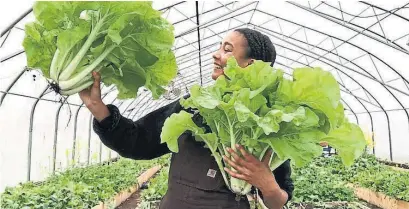  ?? CHEYENNE SUNDANCE ?? Cheyenne Sundance, founder of Growing in the Margins, says COVID has hastened social awareness of food sourcing.