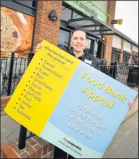  ??  ?? Central England Co-operative has joined forces with Leicesters­hire food banks to held feed children and keep them out of hunger poverty during school holidays.