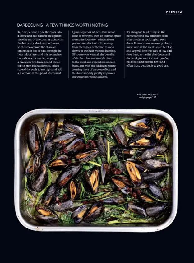  ??  ?? SMOKED MUSSELS recipe page 113