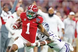  ?? BUTCH DILL/ASSOCIATED PRESS FILE PHOTO ?? Alabama running back Jahmyr Gibbs was taken No. 12 by the Lions.