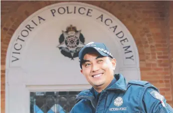  ?? Picture: Andrew Tauber ?? COMMUNITY MINDED: Humayun Wafajo is currently in the Constables Qualifying Program to become a police officer.