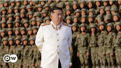  ?? ?? At a military parade last week, North Korean leader Kim Jong Un pledged to boost his country's nuclear arsenal
