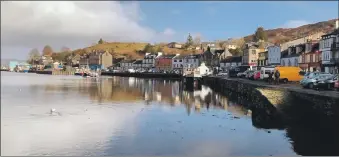  ??  ?? Scottish Water is investing £3.4 million in Tarbert’s waste water infrastruc­ture.