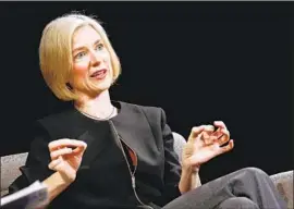  ?? Brian Ach Getty Images ?? JENNIFER DOUDNA, shown at the Wired Business Conference in New York in 2017, is the UC Berkeley scientist widely credited as the main inventor of CRISPR.