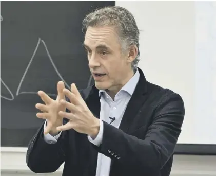  ??  ?? 0 Academic Jordan Peterson drew on ancient philosophy, religion and Carl Jung to produce 12 Rules for Life