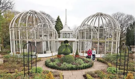  ?? ?? The Lawn Aviary at Birmingham Botanical Gardens will soon be emptied of its birds, which will be rehomed