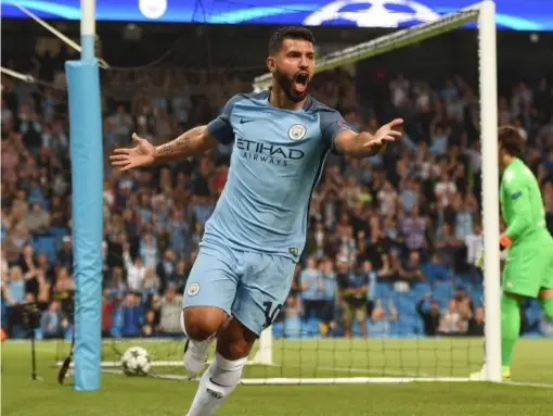  ??  ?? Aguero is too good a player, too prolific a striker, to be cast aside by Guardiola (Getty)