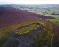  ??  ?? It is believed the hillfort dates as far back as third century AD