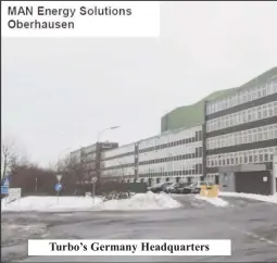  ??  ?? Turbo’s Germany Headquarte­rs