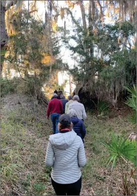  ??  ?? Photo for The Washington Post by David Brown
Visitors to Sapelo Island can go on a tour of abandoned settlement­s, called “hammocks,” as well as the ruins of a Nineteenth Century plantation, conducted by a few of the islands remaining residents. Photograph­ed Nov. 1, 2019