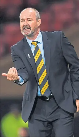  ?? Picture: SNS Group. ?? Reality: Steve Clarke needs our backing to get the national side back on track.