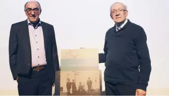  ??  ?? Les historiens Clarence LeBreton et Fidèle Thériault lèvent le voile sur les secrets de l’île de Caraquet, dans un nouvel ouvrage publié aux éditions La Grande Marée. Acadie Nouvelle: David Caron