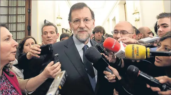  ?? CHEMA MOYA / EFE ?? El Gobierno de Mariano Rajoy ha dado un paso adelante hacia la modernizac­ión institucio­nal del país con el proyecto de ley de Transparen­cia