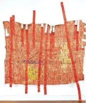  ?? ?? Disciples, by El Anatsui, 2014. Courtesy Mnuchin Gallery.