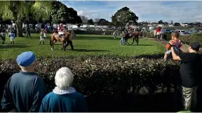  ?? DAVID WHITE/STUFF ?? The Avondale racecourse is facing closure.