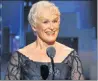  ?? AP PHOTO ?? Glenn Close presents an award at the 71st annual Tony Awards in New York in June.