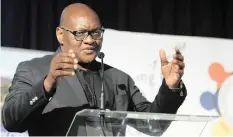  ?? SIMPHIWE MBOKAZI African News Agency (ANA) ?? Gauteng Premier David Makhura says the government has to stop pretending that it can do everything for citizens. |