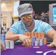  ?? Pokernews ?? Joseph Hebert took a huge chip lead into the final table of the U.S. portion of the $10,000 buy-in Nolimit Hold’em Championsh­ip.