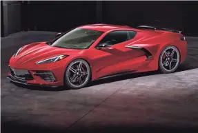  ?? GENERAL MOTORS ?? Some 2020 Corvette Stingray orders will not be built.