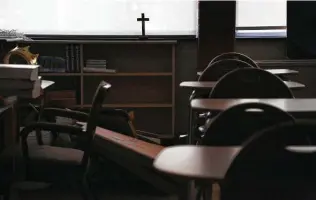  ?? Jessie Wardarski / Associated Press ?? Catholic education officials report that enrollment in U.S. Catholic schools has fallen 6.4 percent from the 2019-20 school year. Schools that closed were mostly in urban areas.