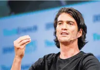  ?? EDUARDO MUNOZ/REUTERS ?? Investors were forced to buy out WeWork’s cofounder, Adam Neumann. An initial public offering was later abandoned.
