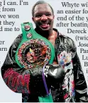  ??  ?? WHYTE: Won on points