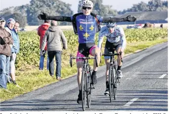  ?? (©Gérard Briand). ?? Enzo Anti n’a plus gagné une course depuis la course du Chesnay (Essonne), en octobre 2016. Il était à l’époque sous les couleurs d’Argenteuil VS 95