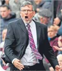  ??  ?? Craig Levein has got his mojo back