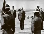  ?? Acervo UH/ Folhapress ?? O general Artur da Costa e Silva em evento em 1967