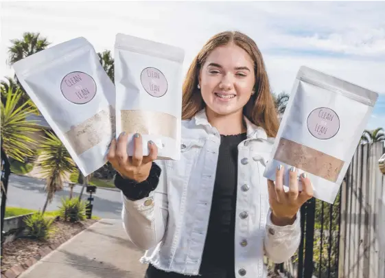  ?? Picture: JERAD WILLIAMS ?? Taylah Wright last month won the Young Businesswo­man of the Year award at the Gold Coast Business Awards.