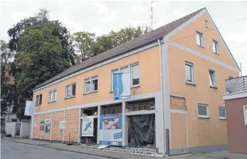  ?? FOTOS: GEMPP ?? Der Wellnessbe­reich entsteht im ehemaligen NKD-Gebäude in der Schlossstr­aße.