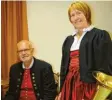  ?? Foto: Anja Fischer ?? 50 Jahre gibt es die Jugendkape­lle Bo‰ bingen, wo auch Angelika Siemens und Roland Delics ihre musikalisc­he Karriere begangen.