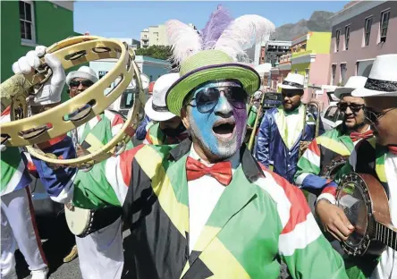  ?? Picture: Esa Alexander ?? Though marginalis­ed under apartheid, Kaaps was celebrated on occasions such as Tweede Nuwejaar, when the Kaapse Klopse perform.