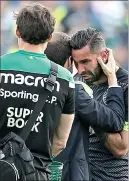  ??  ?? Rui Patrício em lágrimas no final da Taça que o Sporting perdeu