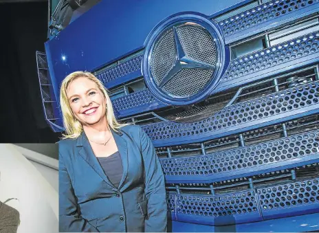  ??  ?? Maretha Gerber, head of Mercedes-Benz Trucks for Southern Africa