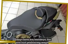  ?? ?? Joknya keren kan bentuknya, dan porsi buat pembonceng sempit