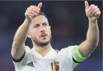  ?? FOTO: AFP ?? Eden Hazard se retira de la selección belga tras fracasar en Catar 2022.