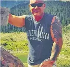  ?? COURTESY PHOTO ?? Leon Lucero has had eight surgeries since he jumped from a cliff into shallow water at Abiquiú Lake on July 5 and broke his back.