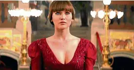  ??  ?? Jennifer Lawrence in “Red Sparrow”