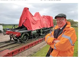  ?? ANDREW P.M. WRIGHT ?? Swanage railway Chairman trevor parsons.