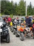  ?? Foto: Heiko Schul ?? Die große Quad Rundfahrt startet am Samstag ab 10 Uhr in Oettingen an der Tankstelle im Gewerbegeb­iet Sauereck.